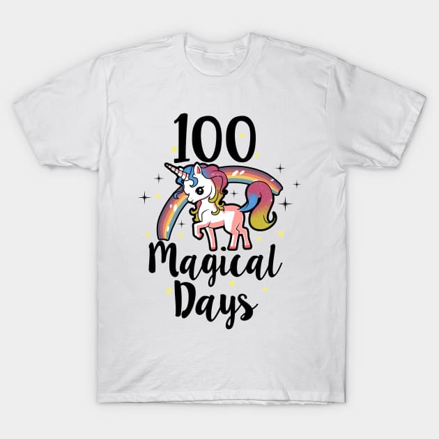 100 Days Of School Cute T-shirt T-Shirt by KsuAnn